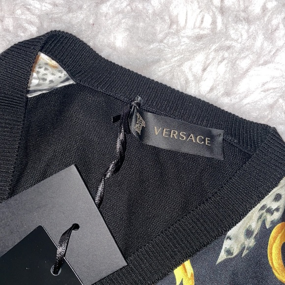 Versace cardigan silk knit 38 - Picture 6 of 7